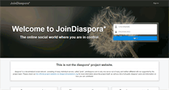 Desktop Screenshot of joindiaspora.com